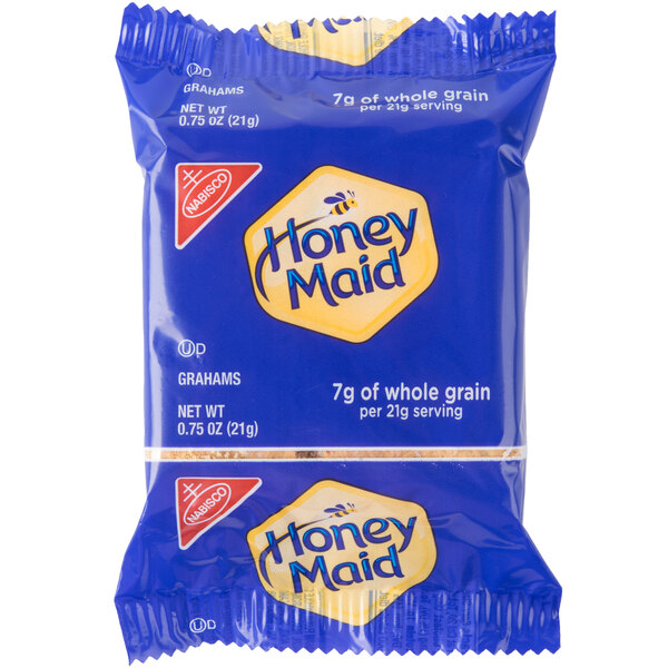 Nabisco Honey Maid 3Count (.75 oz.) Honey Maid Honey Graham Crackers Snack Pack 150/Case