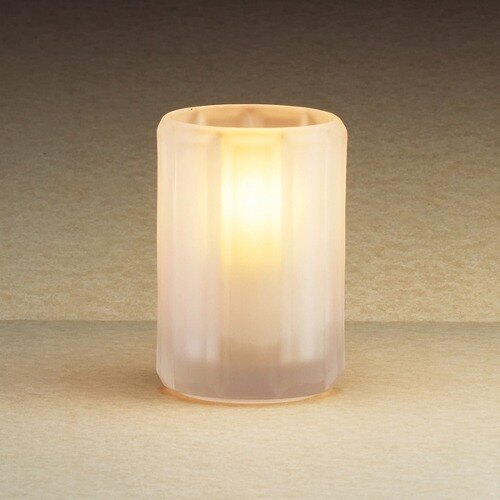 Sterno 80182 4" Paragon Frosted Fluted Liquid Candle Holder