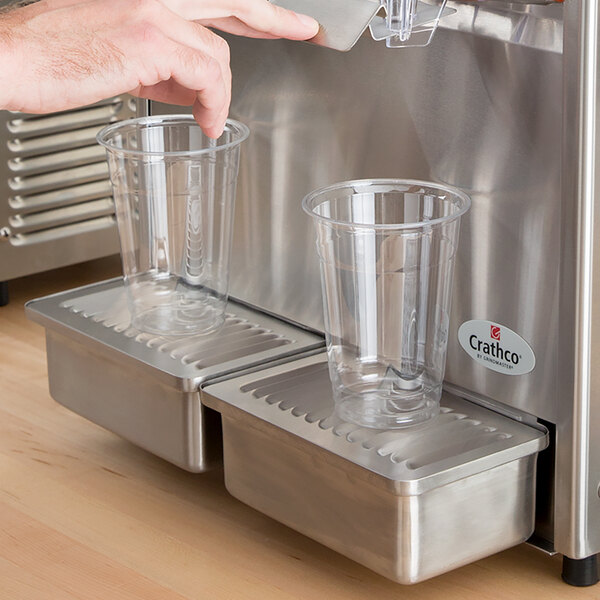 Crathco 5112 Double 5 Gallon Refrigerated Beverage Dispenser Bowl and