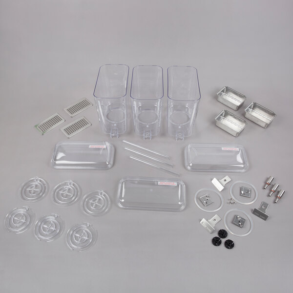 Crathco 5113 Triple 5 Gallon Plastic Refrigerated Beverage Dispenser