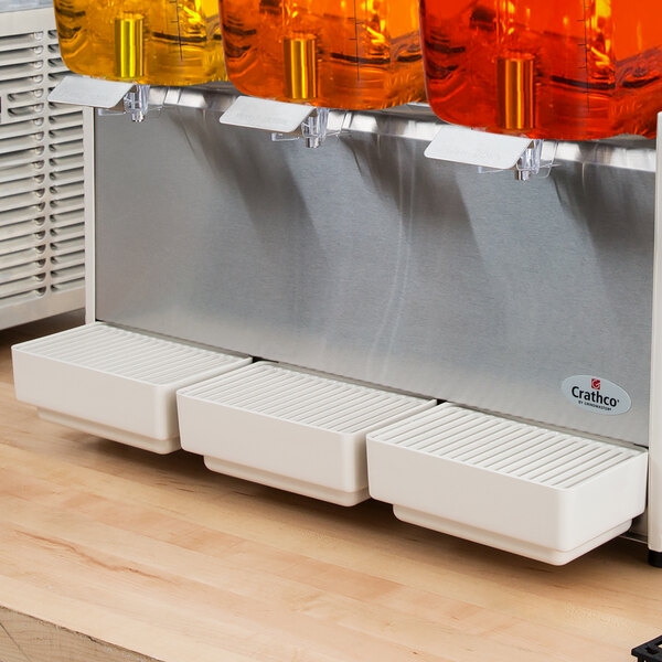 Crathco 5123 Triple 5 Gallon Refrigerated Beverage Dispenser Bowl and