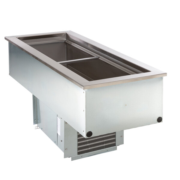Delfield N8146NB Narrow Two Pan Drop In Refrigerated Cold Food Well
