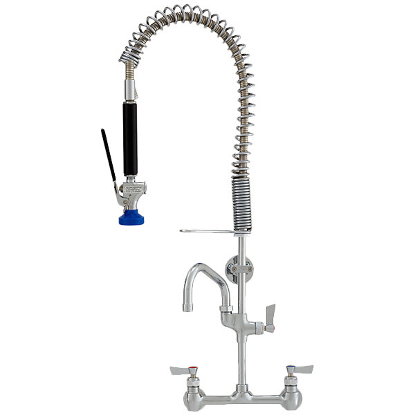 Fisher 73322 Low Profile Wall Mounted Pre Rinse Faucet With 8