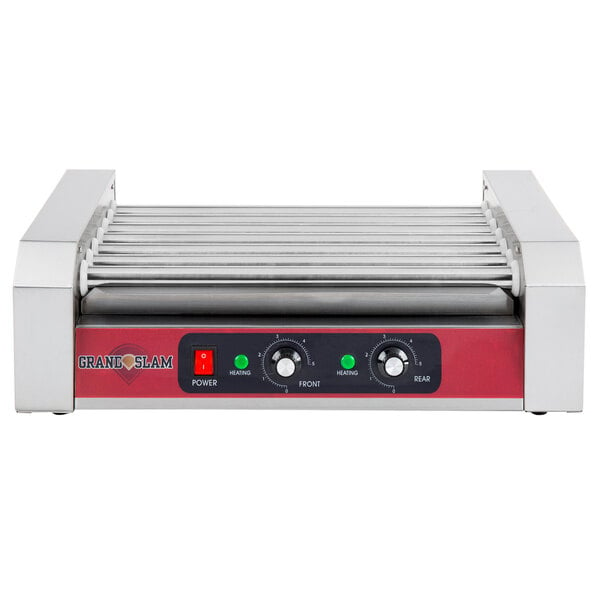 Grand Slam HDRG18 18 Hot Dog Roller Grill with 7 Rollers - 110V, 1200W