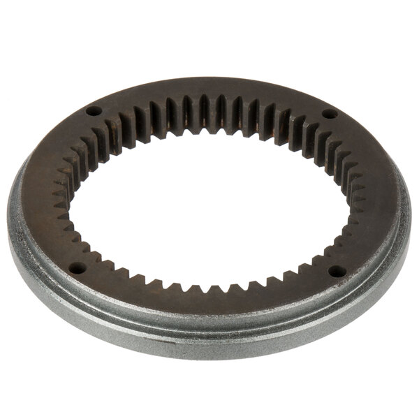 An Avantco turning plate gear ring with a black center.