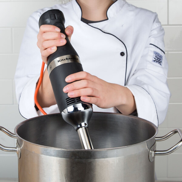 KitchenAid KHBC308OB 300 Series 8" TwoSpeed Immersion Blender 1/2 HP