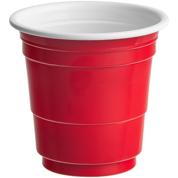 Solo Plastic Party Cup - 16 oz - 50/Pack - Polystyrene - Red