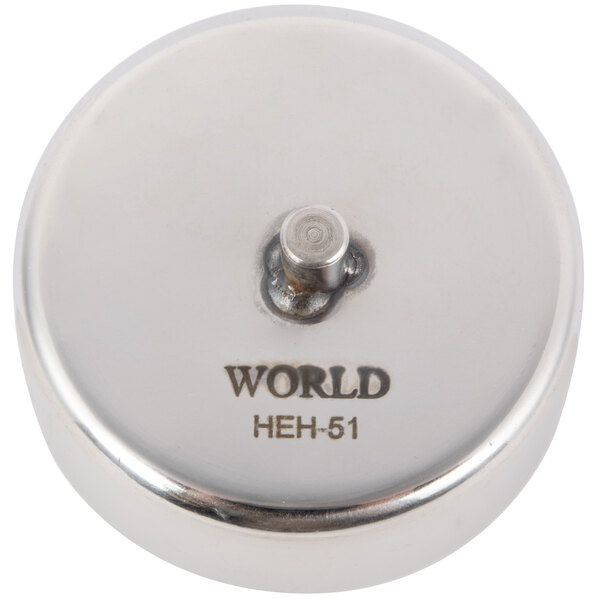 Libbey HEH51 1 5/8" Stainless Steel Personal Chafing Dish Heating Element Holder with Peg 12/Pack