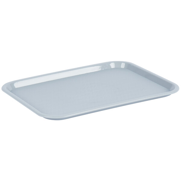 Choice 12" x 16" Gray Plastic Fast Food Tray