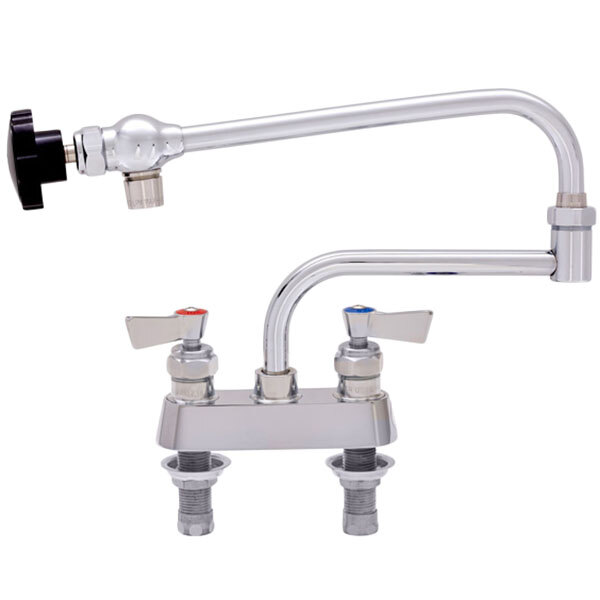 Fisher 54828 Deck Mounted Stainless Steel Pot Filler with 4" Centers