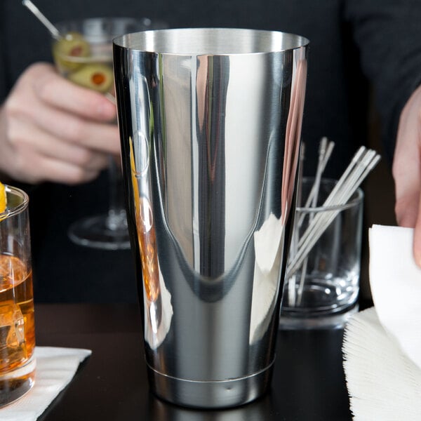 Barfly M37008 28 oz. Stainless Steel Full Size Cocktail Shaker Tin