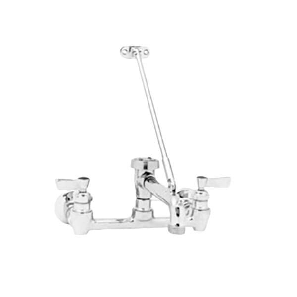 Fisher 54844 Wall Mounted Stainless Steel Service Sink Faucet with 8