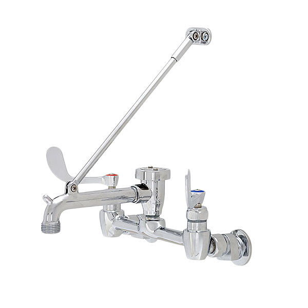 Fisher 55069 Wall Mounted Stainless Steel Service Sink Faucet With