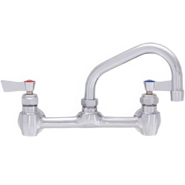 Fisher 53120 Wall Mounted Stainless Steel Faucet with 8