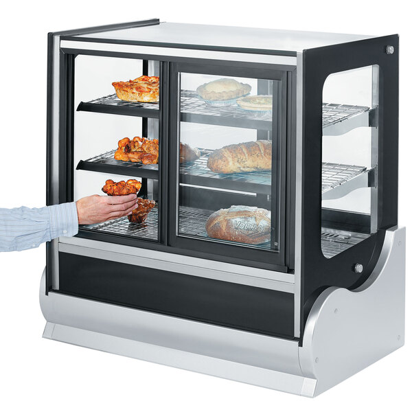 Vollrath 40887 48" Cubed Refrigerated Countertop Display Cabinet with Front Access