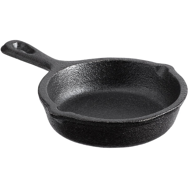 Mini Cast Iron Skillets for Single Dishes and Desserts - Set of 2