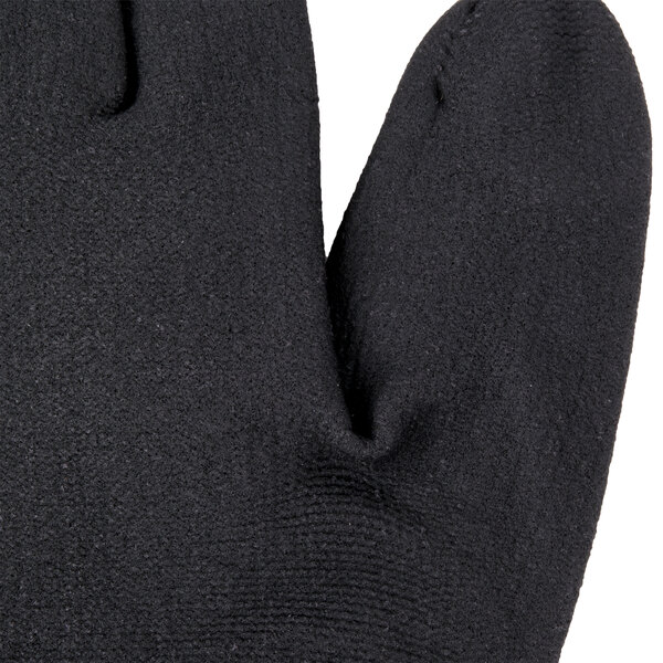 Conquest Gray Nylon / Spandex Gloves with Black Foam Nitrile