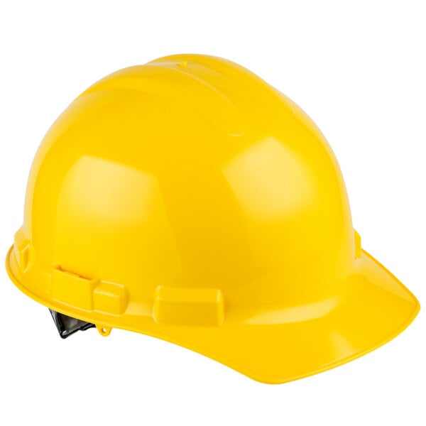 Cordova Duo Safety Yellow Cap Style Hard Hat with 4-Point Ratchet Suspension