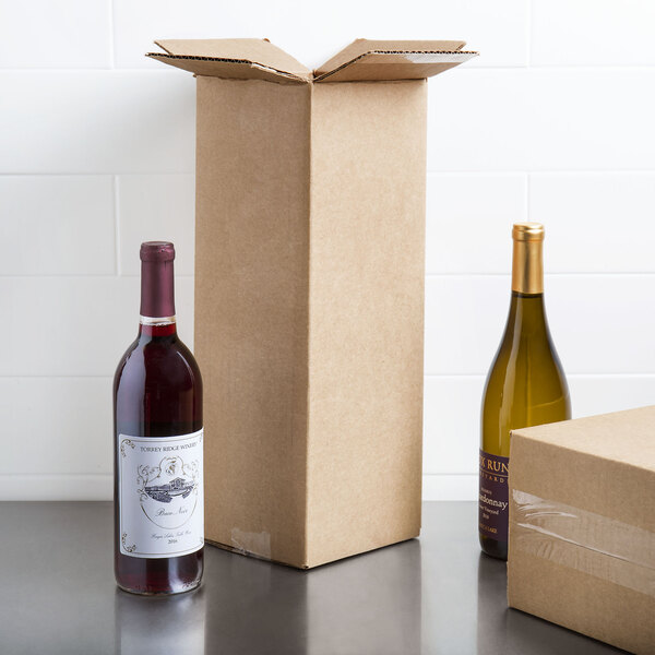 Polar Tech Safeway 1 Bottle Wine / Champagne Shipper Box 5 13/16" x 5