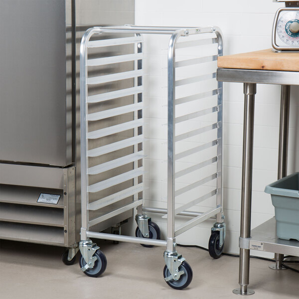 Regency 10 Pan Aluminum Steam Table Pan Rack Unassembled