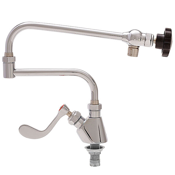 Fisher 58378 Deck Mounted Stainless Steel Pot Filler with 24" Double