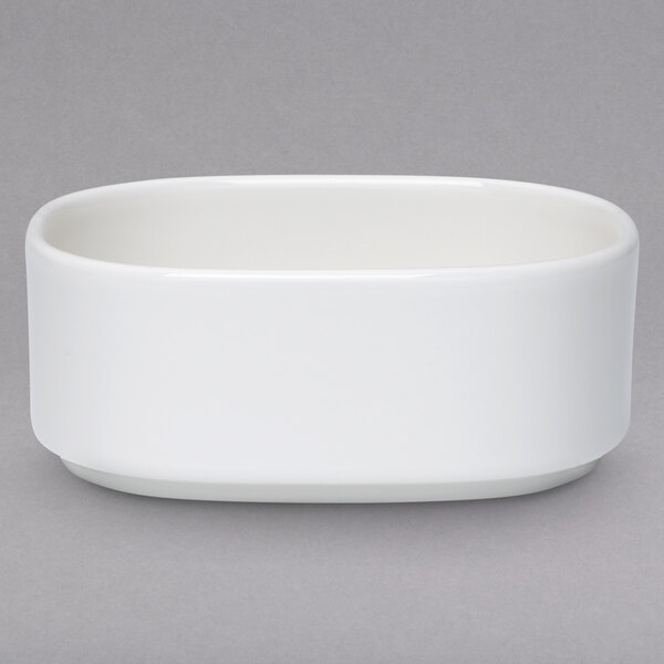 A white Villeroy & Boch porcelain bowl.