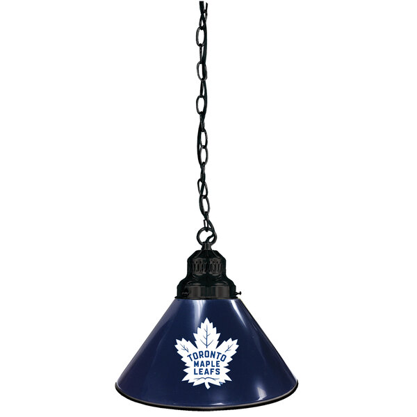 Holland Bar Stool BL1BKTorMpl Toronto Maple Leafs Logo Pendant Light