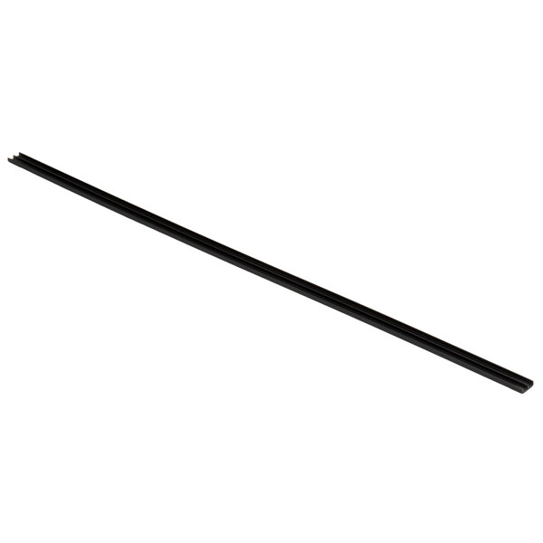 A black metal rod with a long handle.
