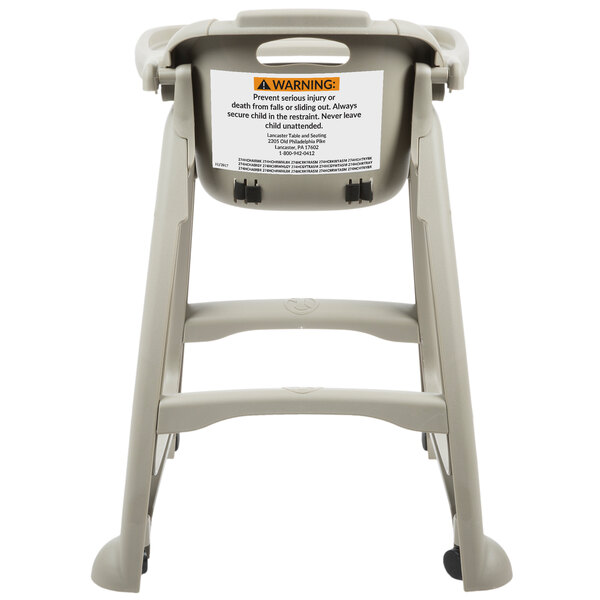 Lancaster Table & Seating Assembled Standard Height Gray Plastic