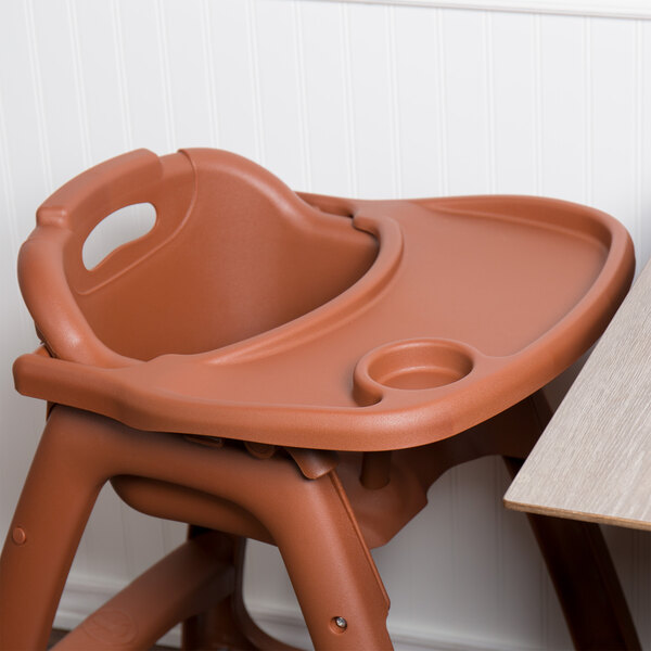 Lancaster Table & Seating Brown Plastic High Chair Tray