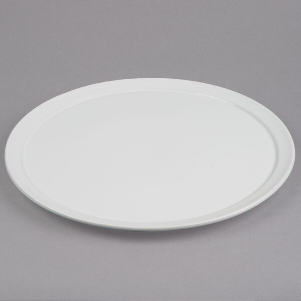 American Metalcraft CERAM16 16" White Ceramic Pizza Serving Tray