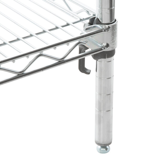 Metro A316C Super Adjustable Chrome Wire Stationary 4Shelf Shelving