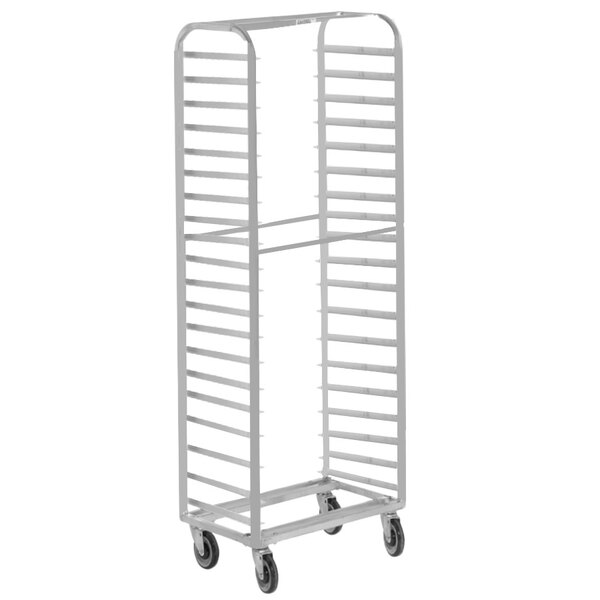 Channel 411AC 20 Pan Side Load Aluminum Bun / Sheet Pan Rack - Assembled