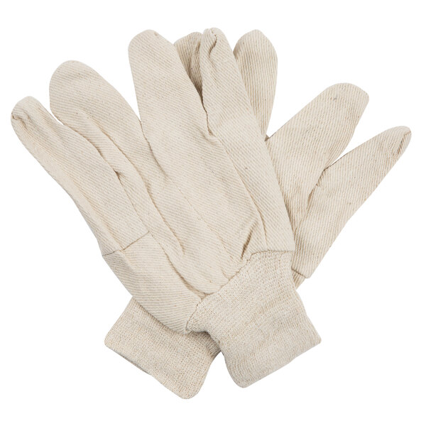 Cordova Standard Weight Cotton Canvas Work Gloves Large 12/Pack