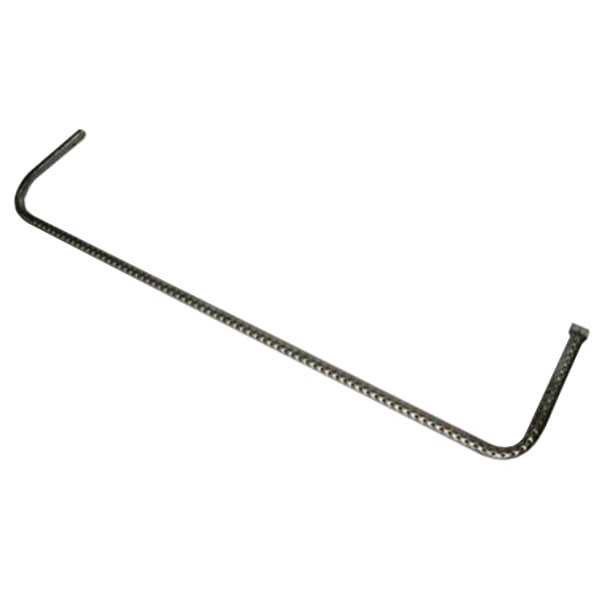 A long metal rod with a handle on the end.