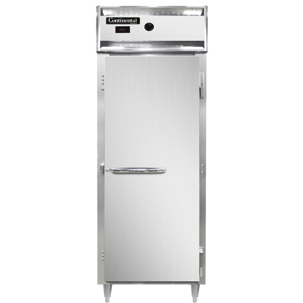 Continental DL1WE 29" Extra-Wide Solid Door Reach-In Heated Holding Cabinet - 1500W