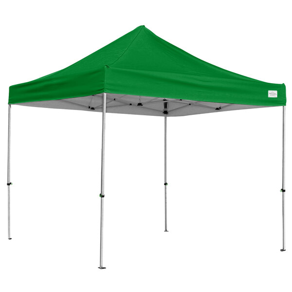 Caravan Canopy 21003505041 Alumashade Bigfoot 10' x 10' Green Light-Duty Commercial Grade Instant Canopy Deluxe Kit