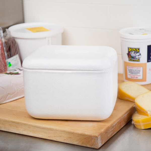 Nordic TL-864F Insulated Polystyrene Cooler 8" x 6" x 4 1/4"