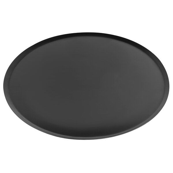 Matfer Bourgeat 310409 15 3/4" Black Carbon Steel Round Tapered Oven