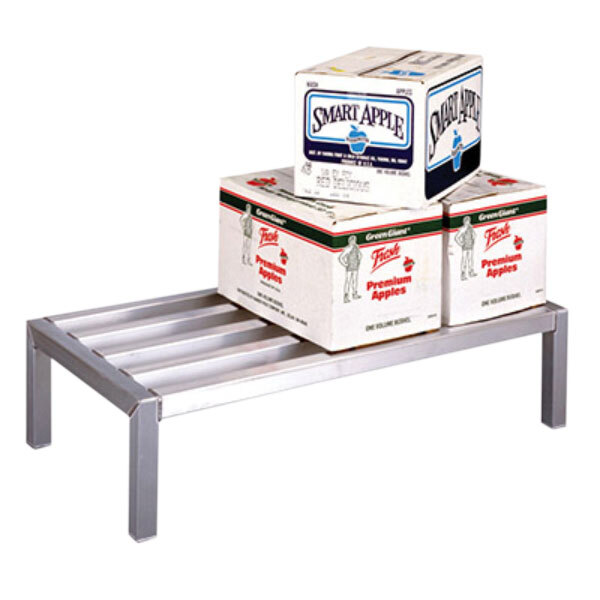 Lakeside PBDR60 PrisonBilt 24" x 60" x 12" Aluminum Dunnage Rack 2000