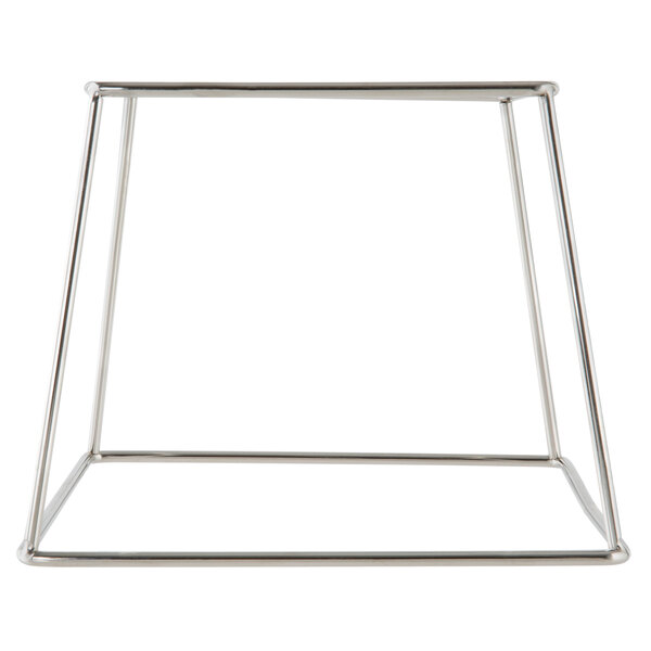 Choice 7" Square Stainless Steel Metal Display Stand