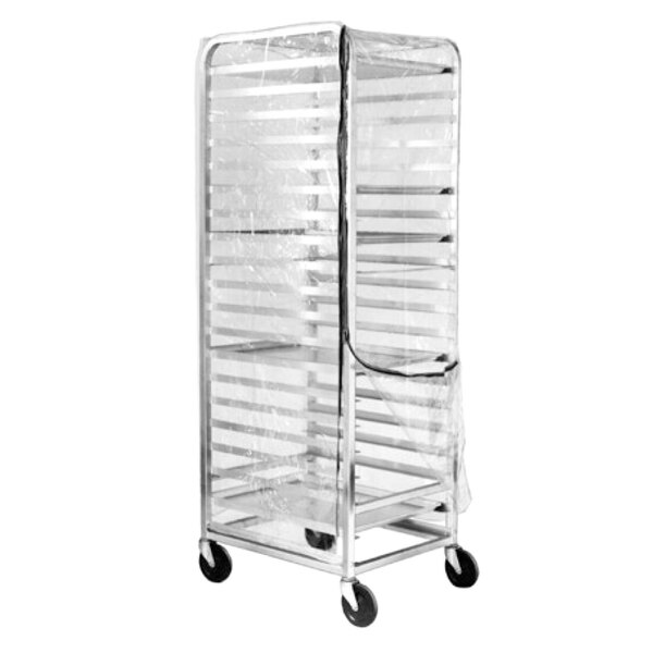 Channel ELC65 65" Clear Poly Vinyl Bun Pan Rack Cover
