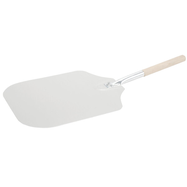 American Metalcraft Aluminum Pizza Peel 12" Wood Handle