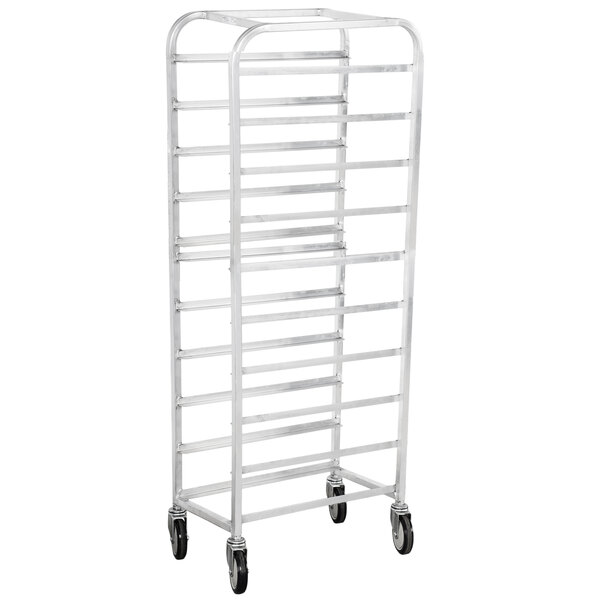 Winholt AL-1210 End Load Aluminum Platter Cart - Ten 12" Trays