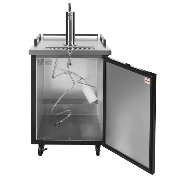 BeverageAir BM23HCB Black Single Tap Kegerator Beer Dispenser (1) 1