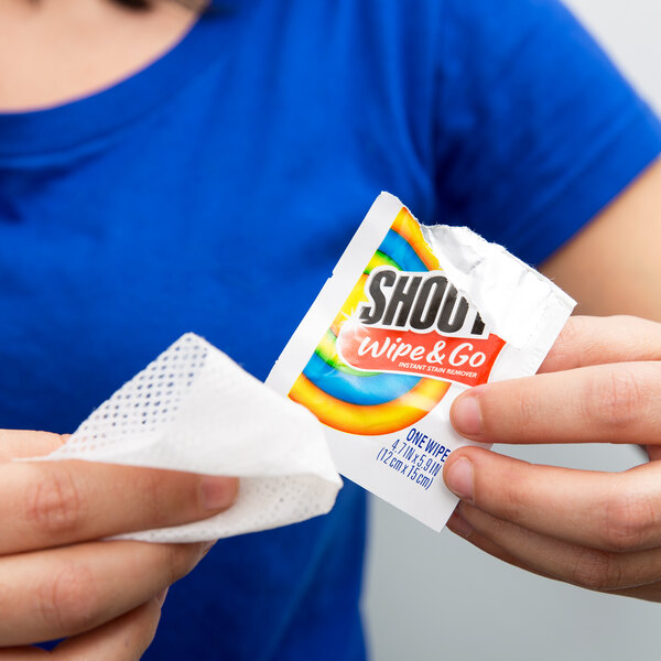 SC Johnson Shout® 686661 Instant Stain Remover Wipes 80/Case