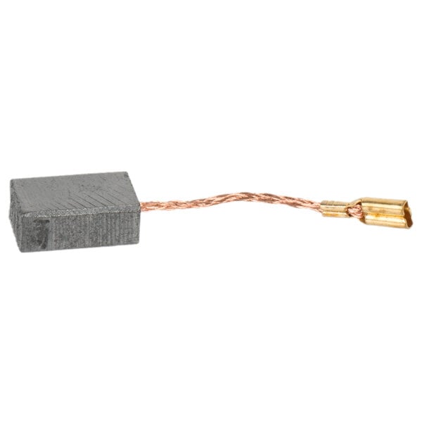 AvaMix carbon brush with a copper wire and gold connector.