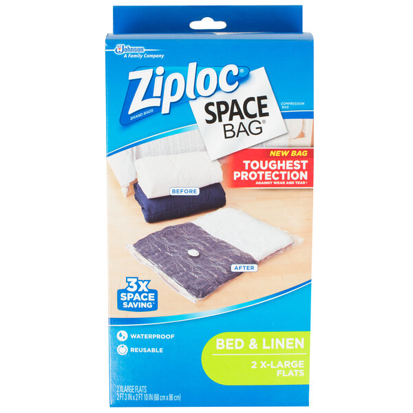 Ziploc Space Bag Bed & Linen X-Large Vacuum Seal Storage Bag (2