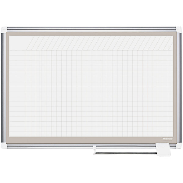 MasterVision CR0632830A All Purpose 36" x 24" 1" x 1" Gridded