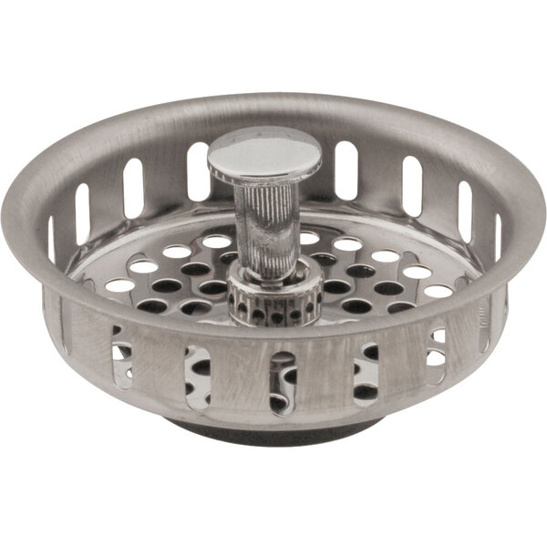 FMP 102-1062 3 1/2" Stainless Steel Basket Drain with Strainer